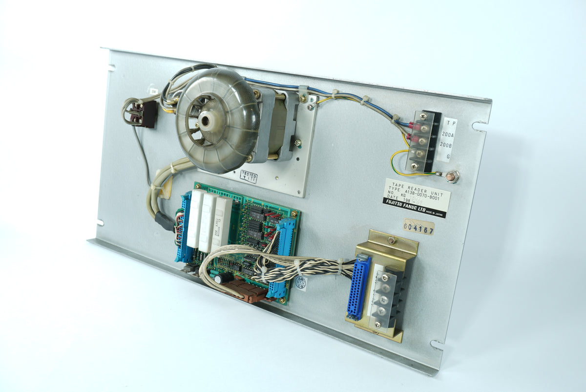 Fanuc A13B-0070-B001 Tape Reader Unit , A20B-0007-0750/50/06B