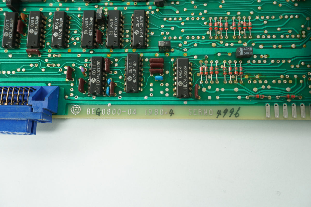 Hitachi BEG 0800-04 1980.4 Circuit Board, BMU 64-1, A87L-0001-001503H