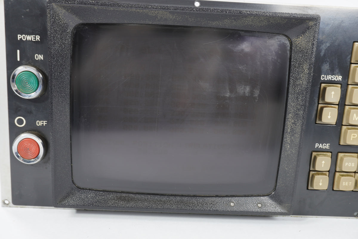 Fujitsu Fanuc A02B-0050-C013 MDI/CRT Unit W:A20B-0007-0030, A61L-0001-0072