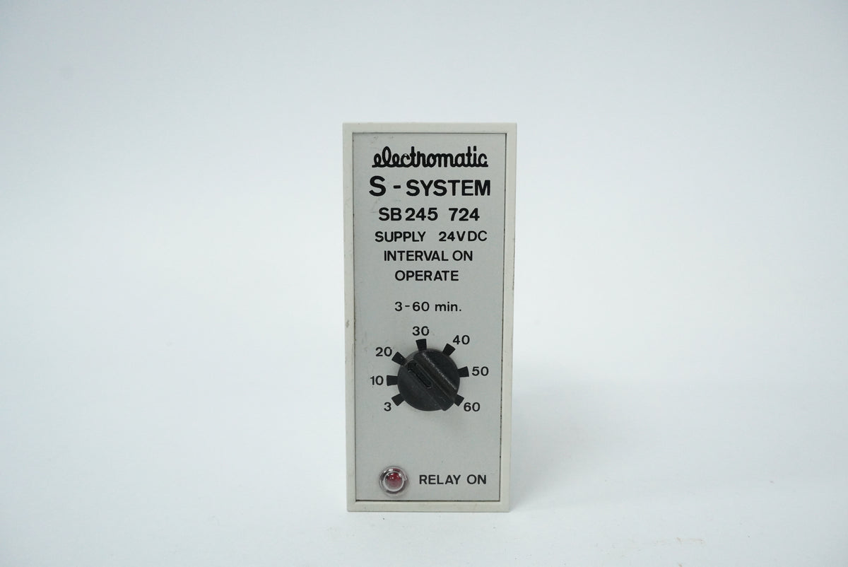 Electromat SB245 724 ic SB245 724 S - System Supply 24VDC Interval On Operate 3-
