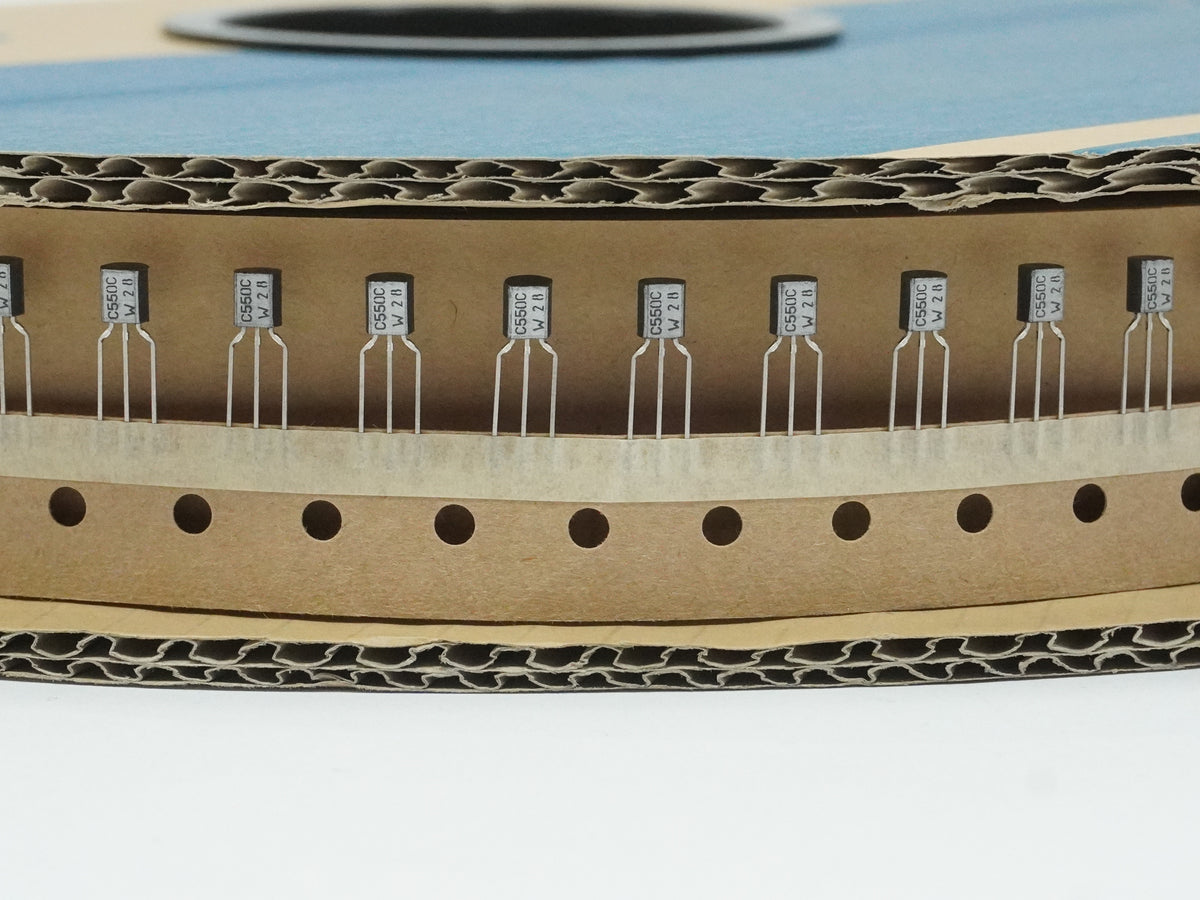 PhilipsSem 933243600116 BC550C Transistor Roll. Roughly 1700 Pcs.