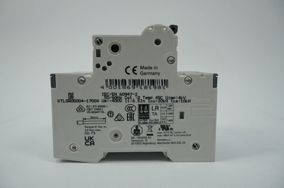 Siemens 5SY4332-7 Miniature Circuit Breaker C32 400V (204143444717)