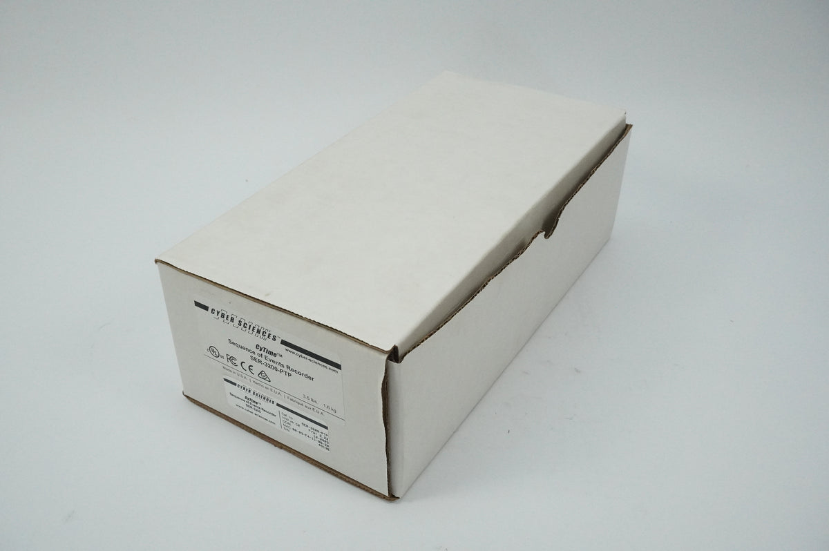 Cyber Sciences SER-3200-PTP CyTime Sequence of Events Recorder SER-3200-PTP
