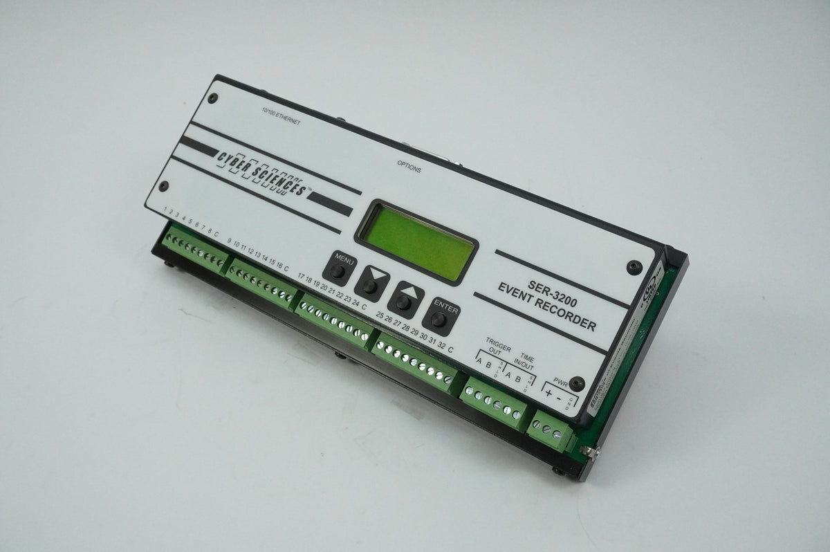 Cyber Sciences SER-3200-PTP CyTime Sequence of Events Recorder SER-3200-PTP