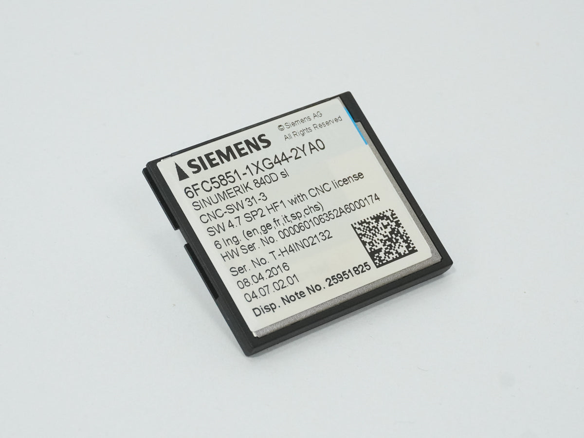 Siemens 6FC5851-1XG44-2YA0 SINUMERIK 840D SL