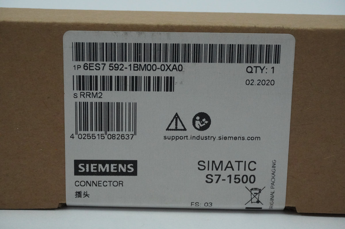 Siemens 6ES7 592-1BM00-0XA0 SIMATIC S7-1500 Connector