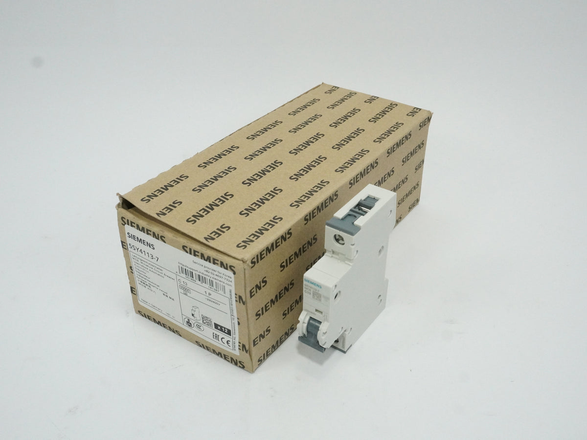 Siemens 5SY4113-7 MCB Miniature Circuit Breaker C13 1P Batch of 12 pcs.
