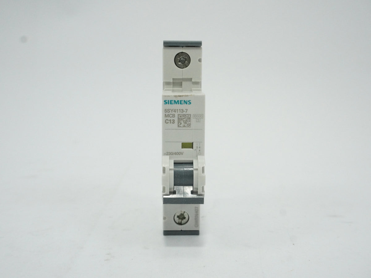 Siemens 5SY4113-7 MCB Miniature Circuit Breaker C13 1P Batch of 8 pcs.