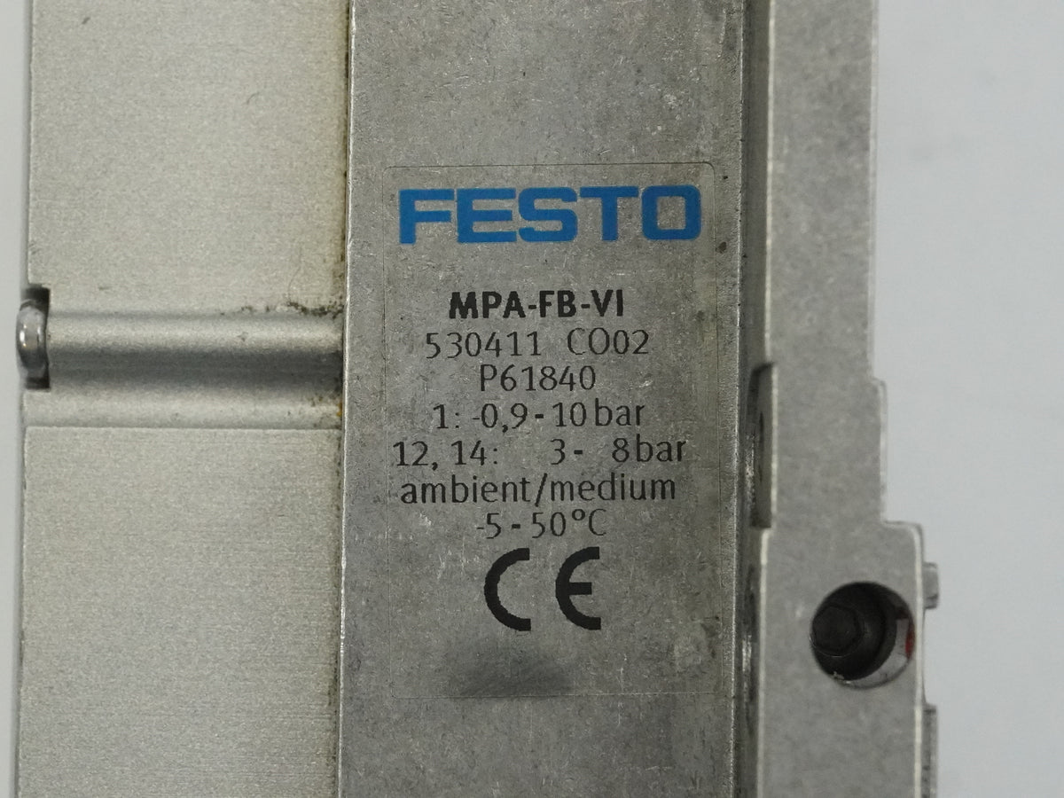 Festo 530411 MPA-FB-VI Valve Terminal Function Block
