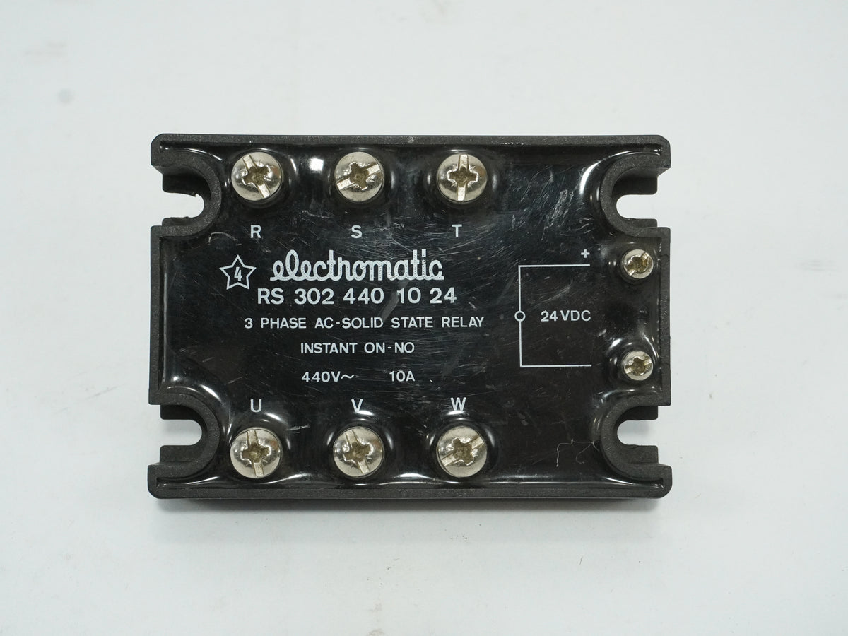 Electromatic RS 302 440 10 24 3 Phase AC Solid State Relay 24V