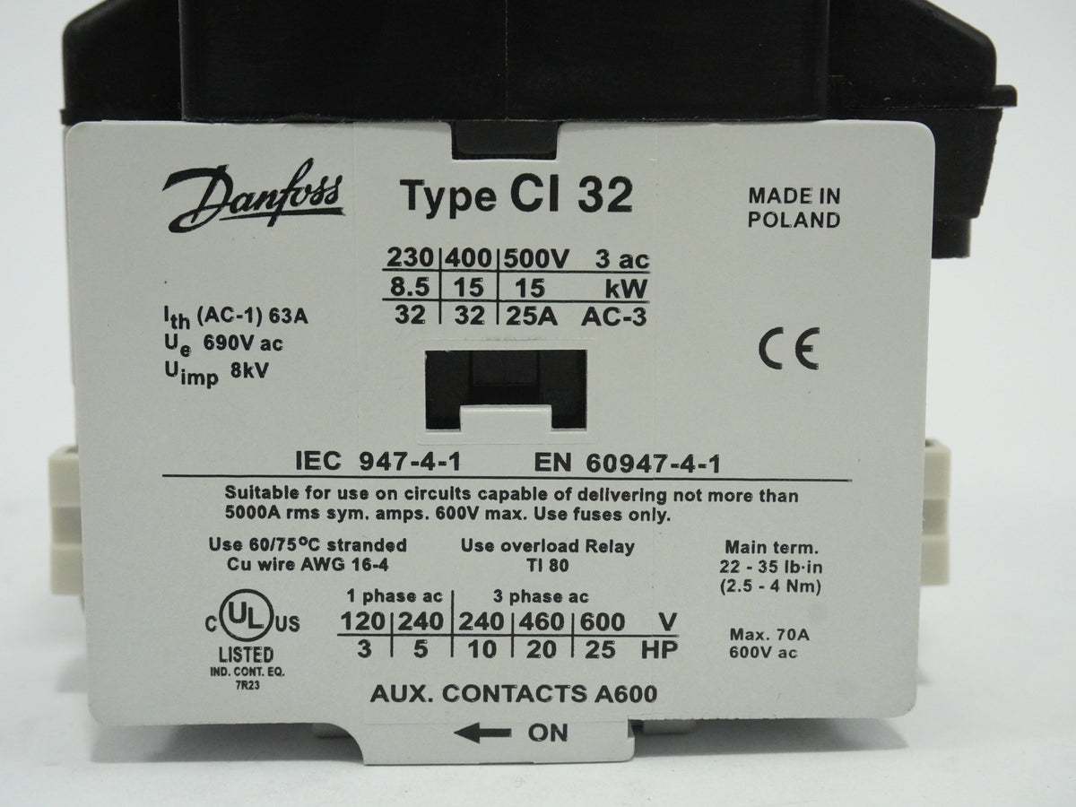 Danfoss CI 32 CI 32 Contactor