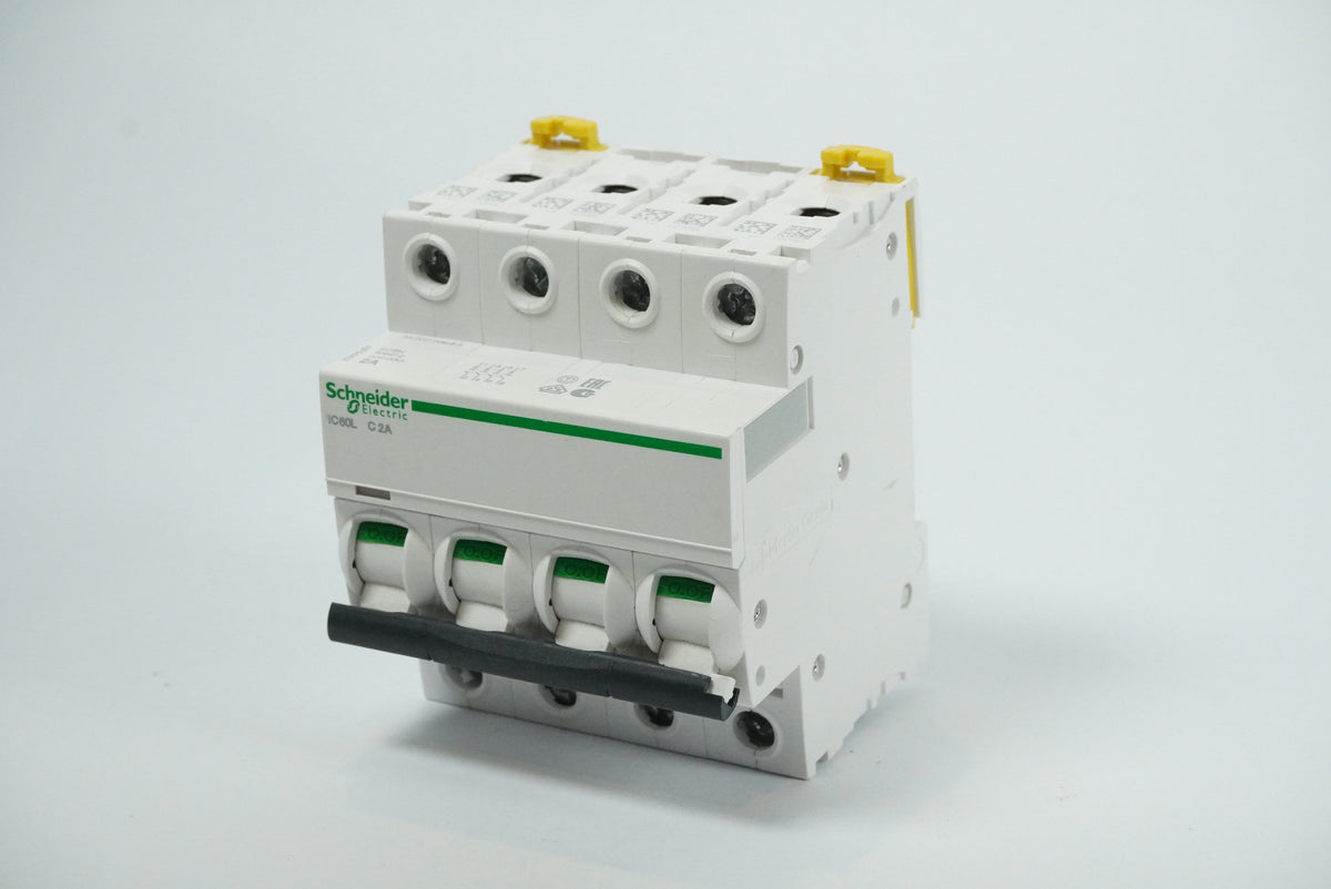 Schneider Electric A9F94402 iC60L C2A 4-Pole Miniature Circuit Breaker