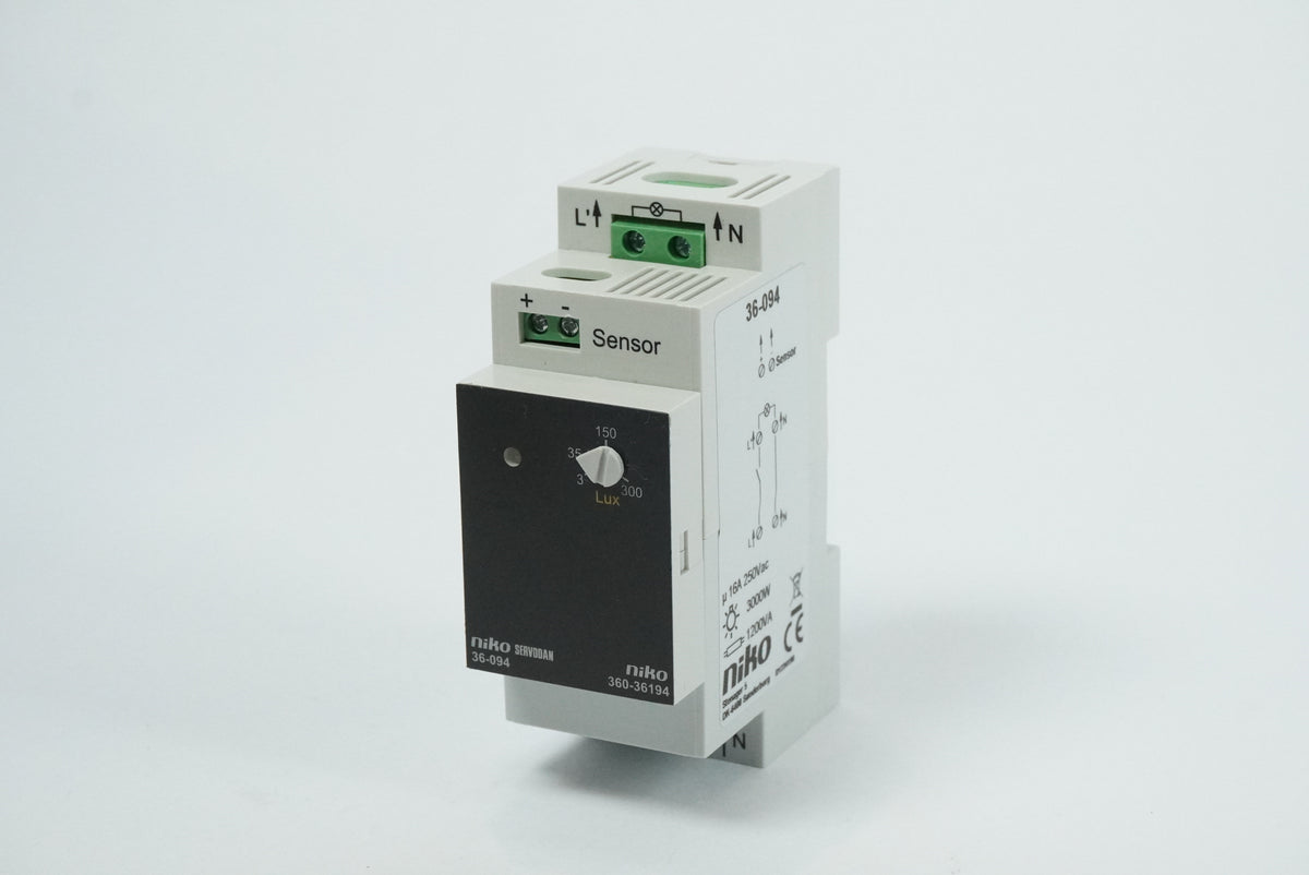Niko 36-094 360-36194 Rail Twilight Switch / Sensor Relay