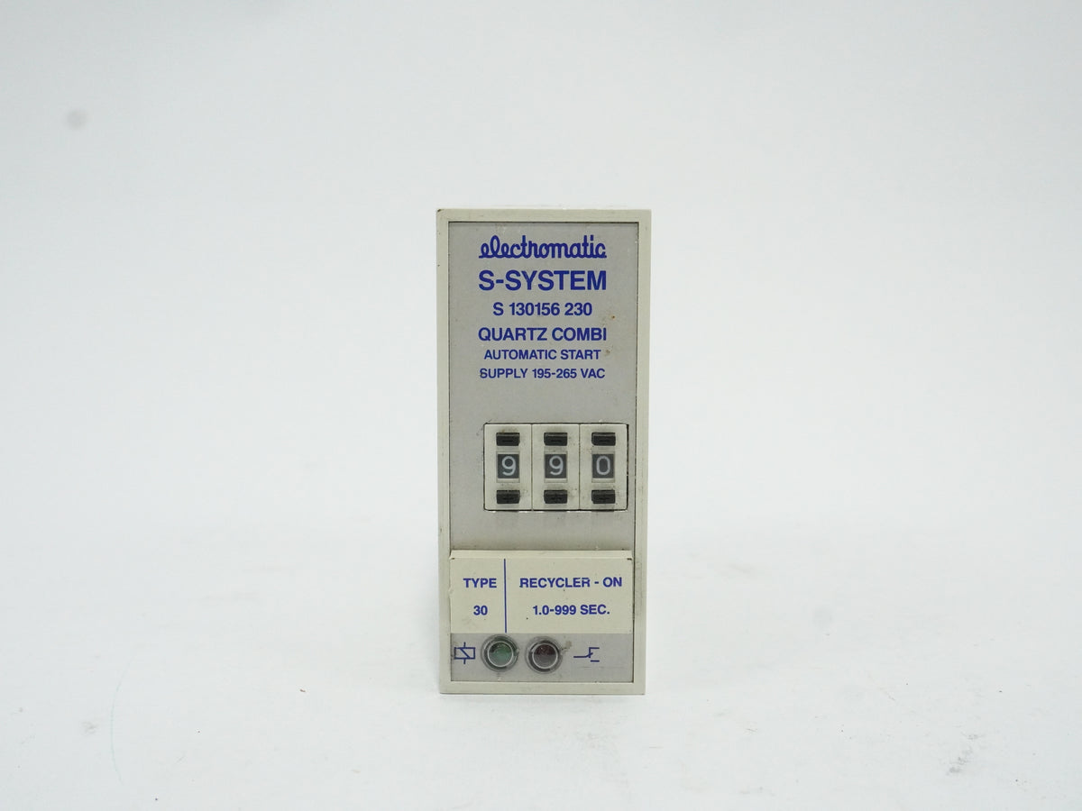 Electromatic S 130156 230 S-SYSTEM Quartz Combi Automatic Start Timer