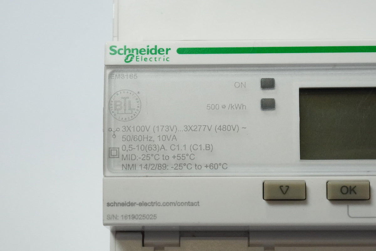 Schneider Electric A9MEM3165 Three Phase Energy Meter