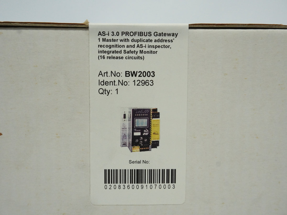 BW2003 AS-i 3.0 PROFIBUS Gateway 1