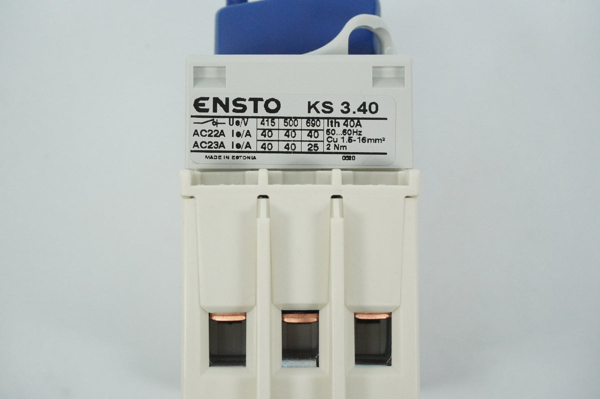 Siemens KS3.40SI 3-Pol 40A 400V AC22 Main Switch / Rotary Switch