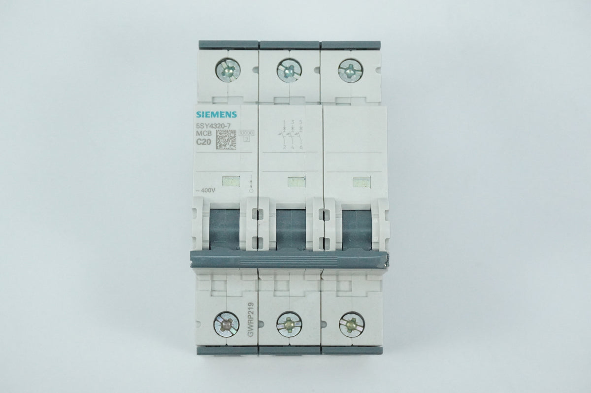 Siemens 5SY4320-7 5SY4320-7 MCB Miniature Circuit Breaker C20 3P