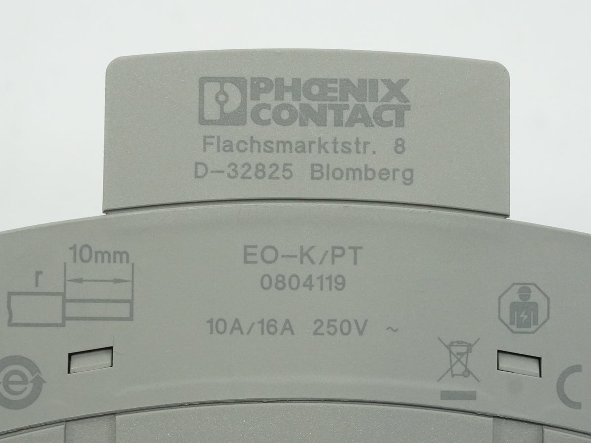 Phoenix Contact 0804119 EO-K/PT Socket Batch 5 Pcs.