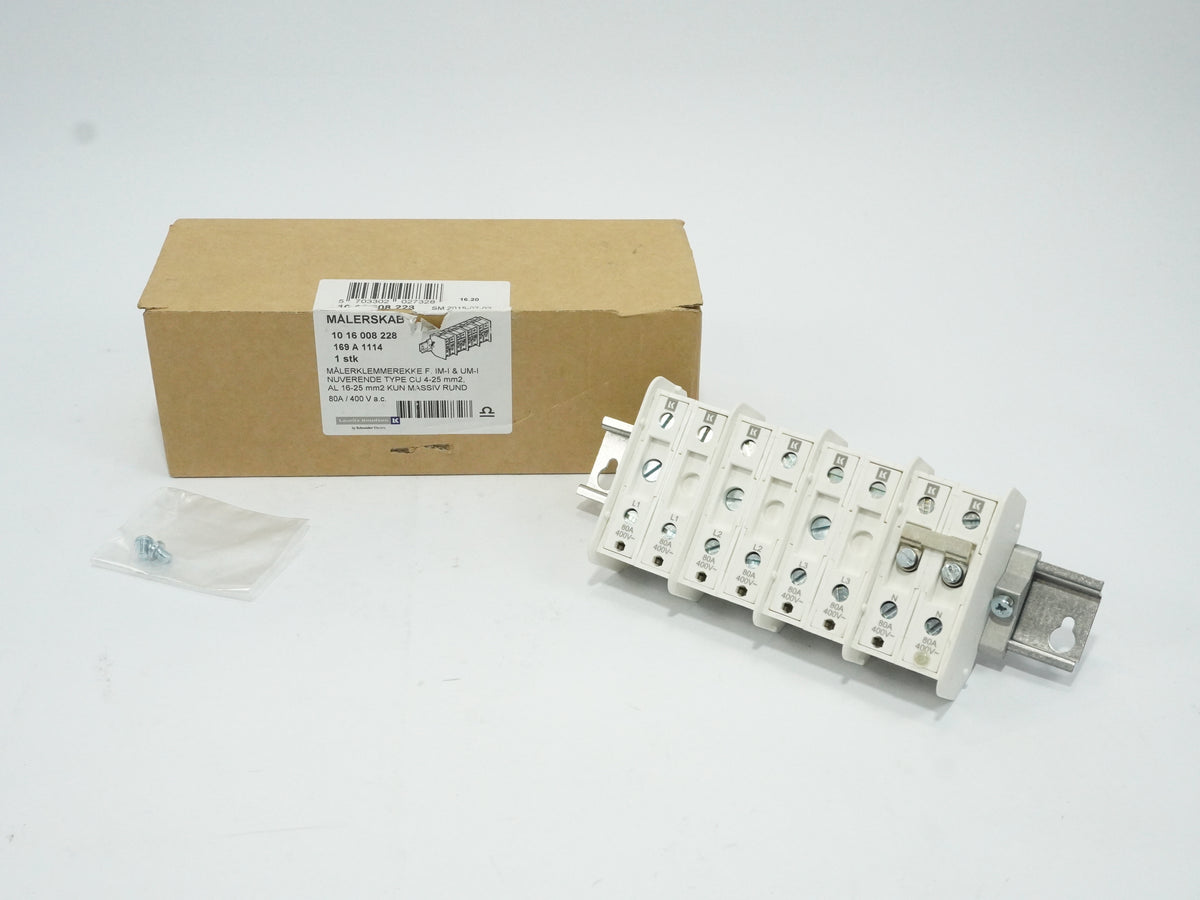 Lauritz Knudsen 10 16 008 228 Meter Cabinet Meter Terminal Block for IM-I & UM-I