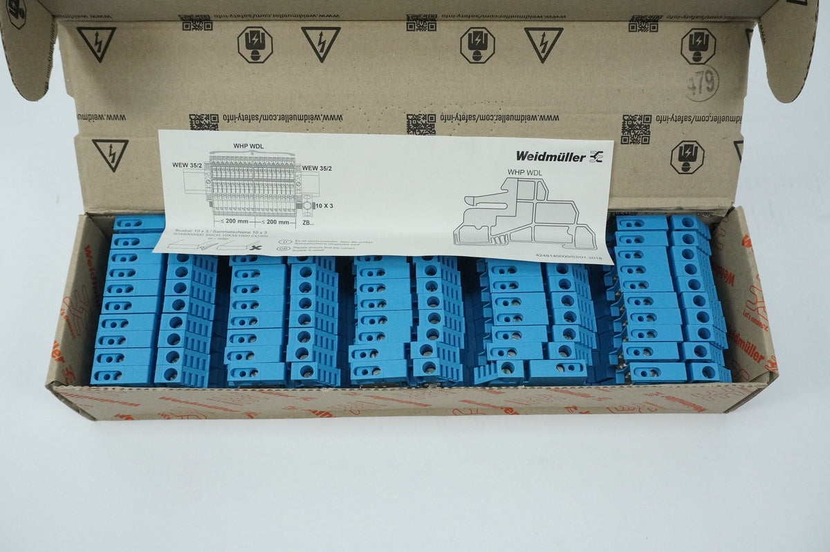 Weidmüller 1010880000 WNT 6 10X3 Batch 50pcs.