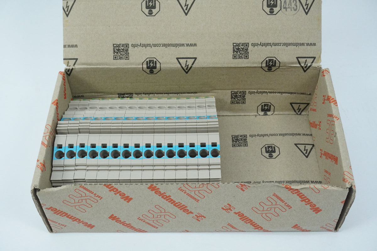 Weidmüller 1411340000 PDL 6 S/N/L/PE Terminal Block Batch 15pcs.