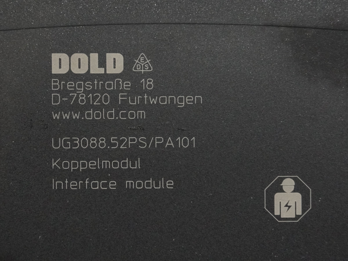 Dold UG3088.52PS/PA101 Interface Module 110-230V DC-13 AC-15 3A