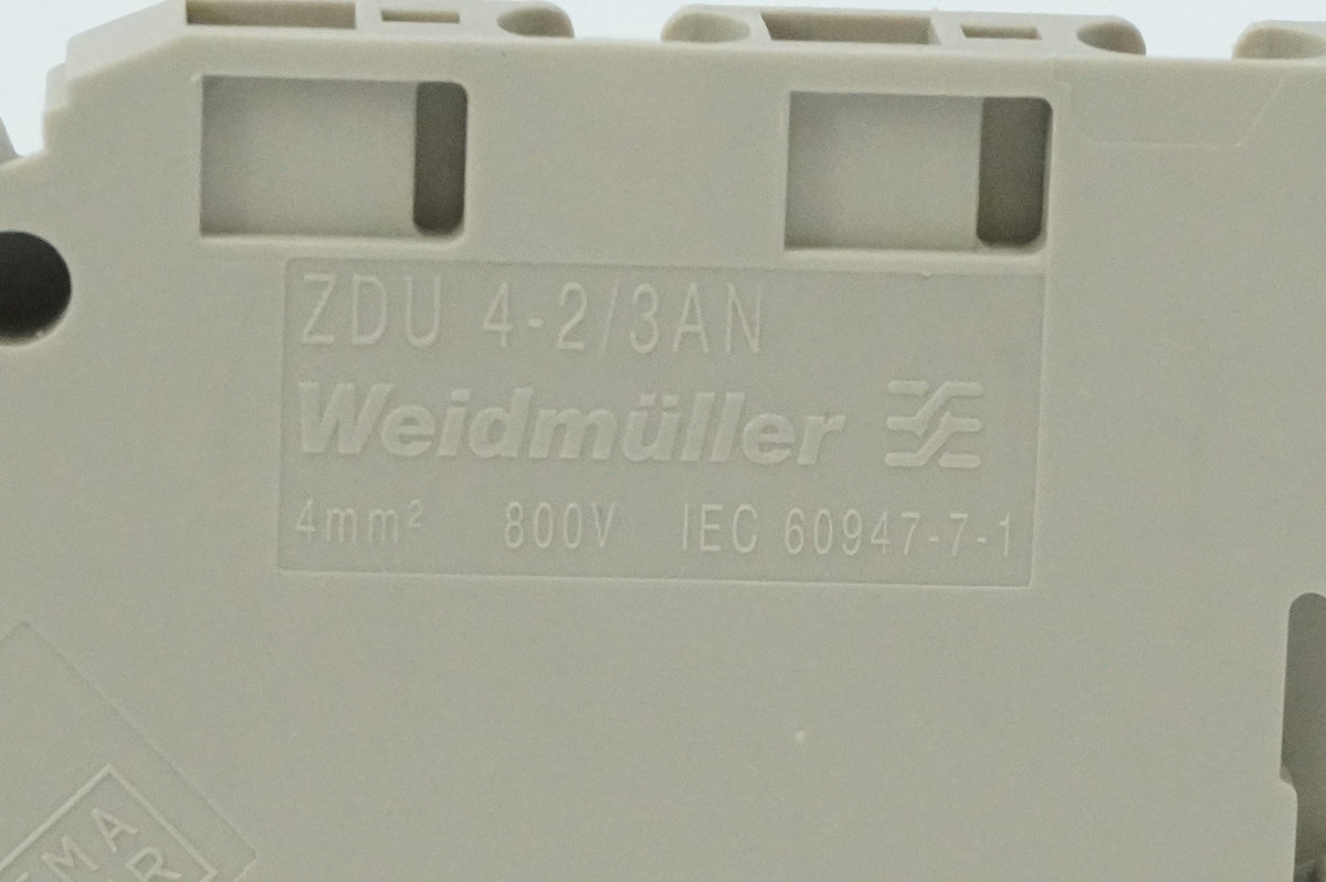Weidmüller 1770360000 ZDU 4-2/3AN Terminal Block Batch 75pcs.