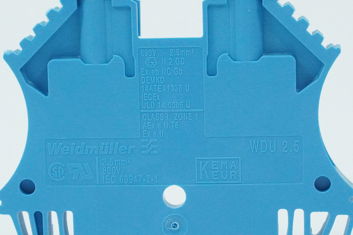 Weidmüller 1020080000 WDU 2.5 BL Terminal Block Batch 96pcs.