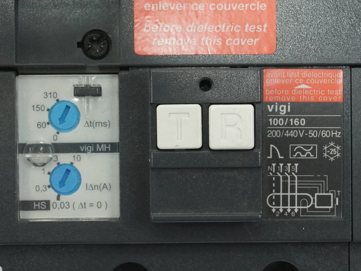 Schneider Electric LV429210 Vigi MH 100/160 Earth Leakage Add-on Block