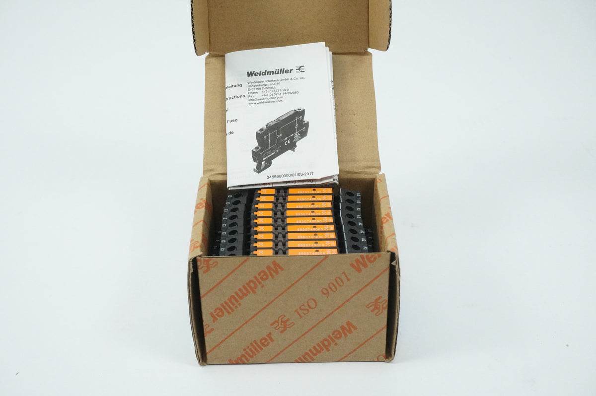 Weidmüller 8950740000 TOS 110VDC/48VDC 0,1A Batch 9pcs.