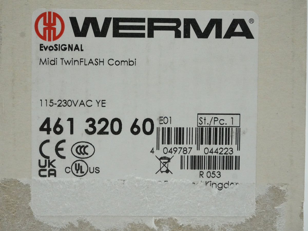 Werma 4613 2060 EvoSIGNAL Midi TwinFLASH Combi
