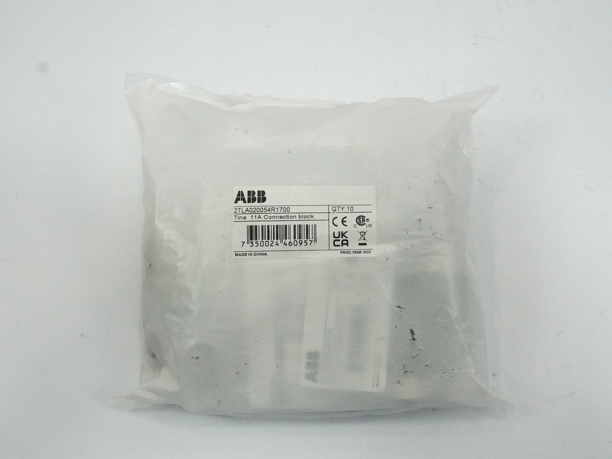 Abb 2TLA020054R1700 Tina 11A Connection Block Batch 10 Pcs.