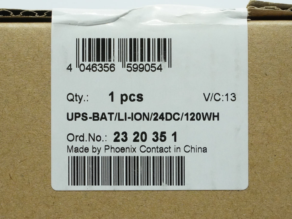 Phoenix Contact 2320351 UPS-BAT/LI-ION/24DC/120WH