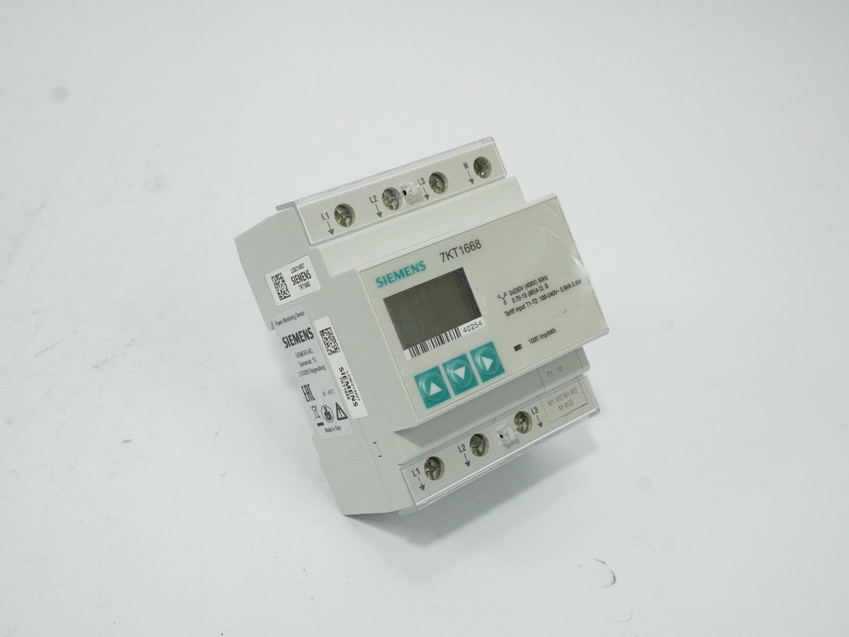Siemens 7KT1668 Energy Meter 3-phase MBUS 2 Tariffs