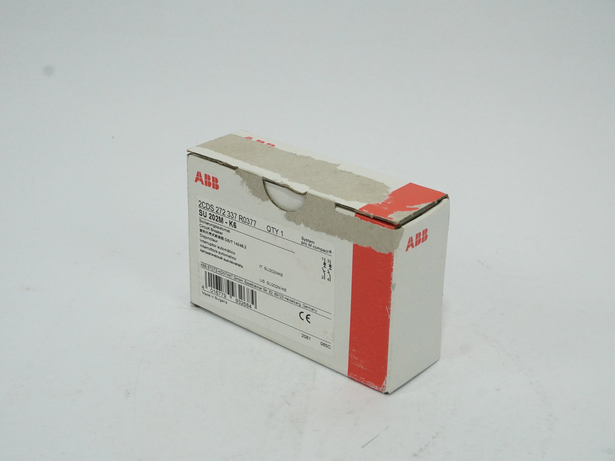Abb 2CDS 272 337 R0377 SU 202M-K6 Circuit Breaker System Pro M Compact