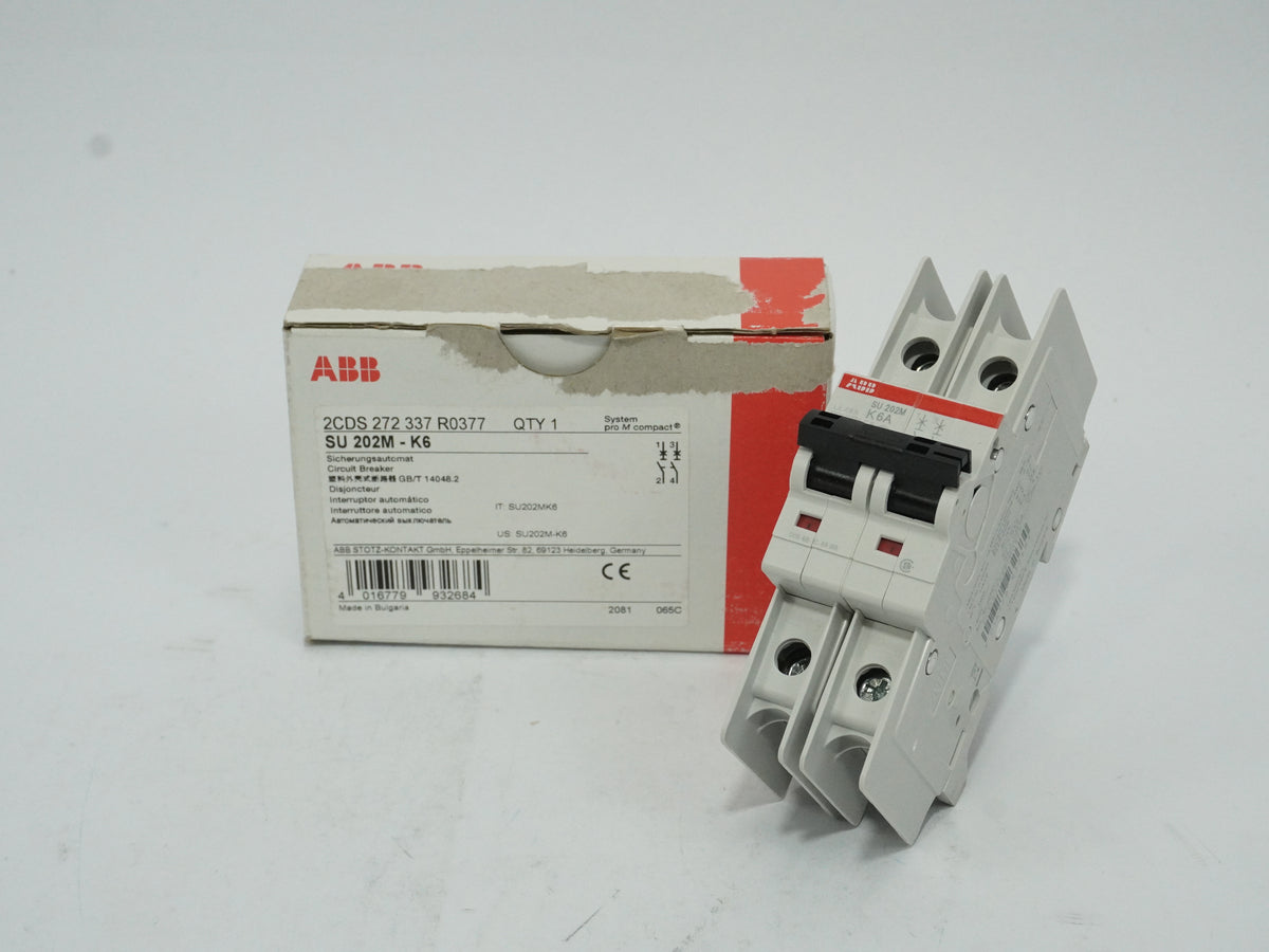 Abb 2CDS 272 337 R0377 SU 202M-K6 Circuit Breaker System Pro M Compact