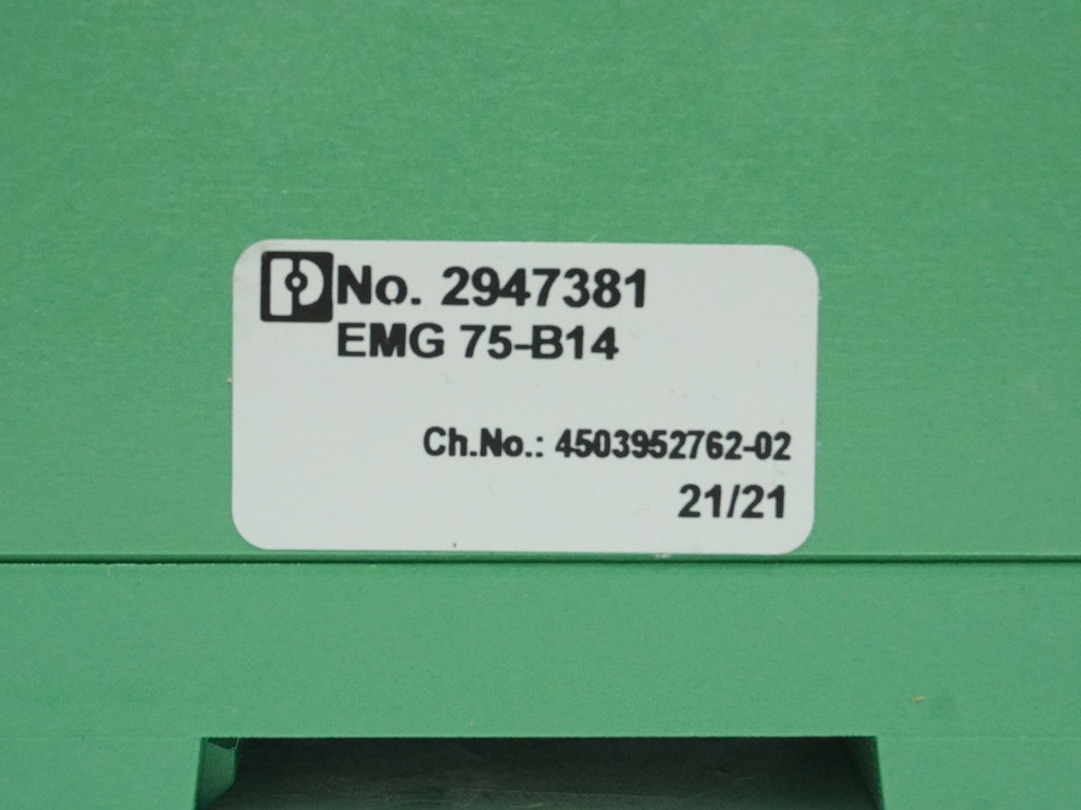 Phoenix Contact 2947381 EMG 75-B14 Electronic Component Housing