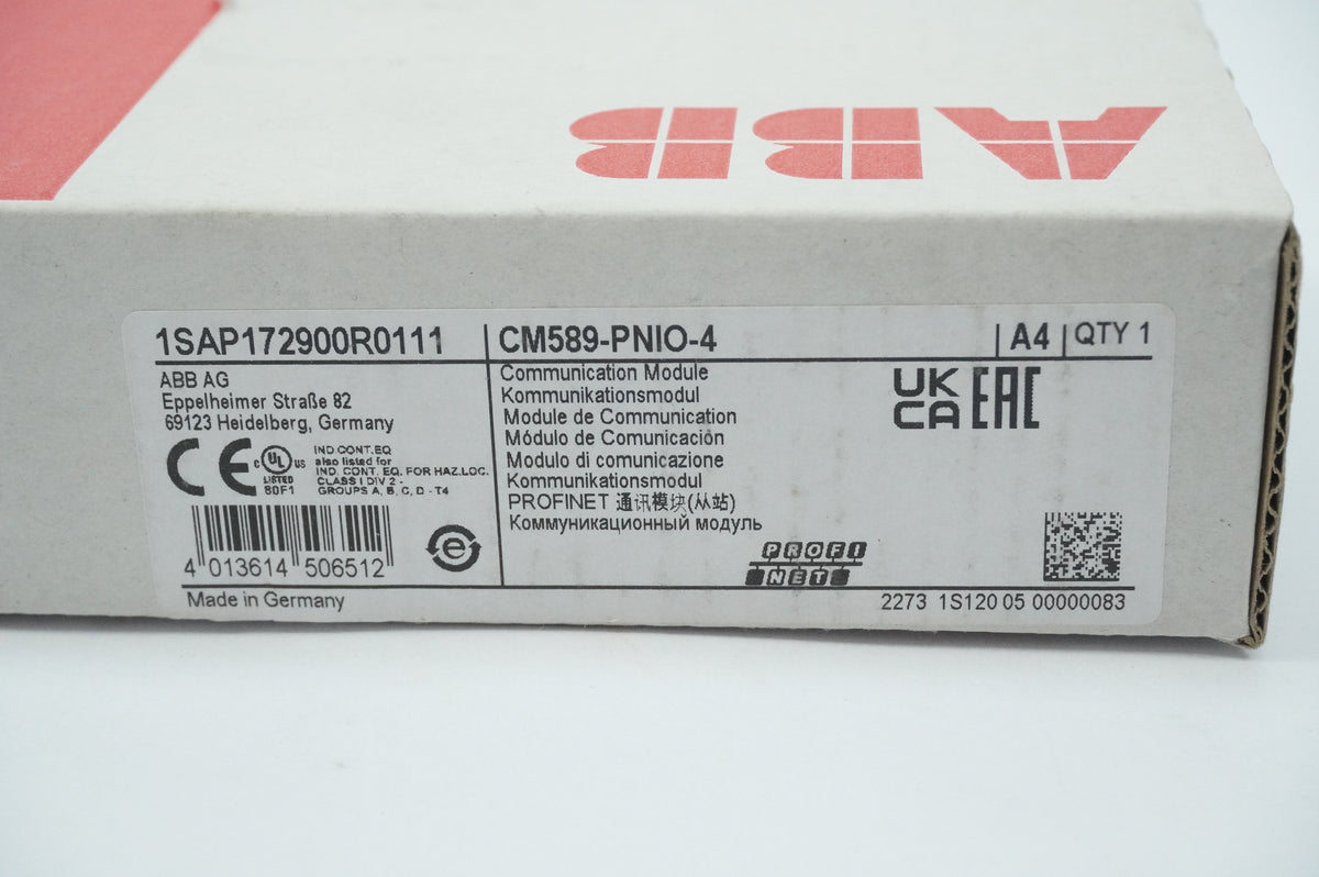 Abb 1SAP172900R0111 CM589-PNIO-4 Communication Module PROFINET