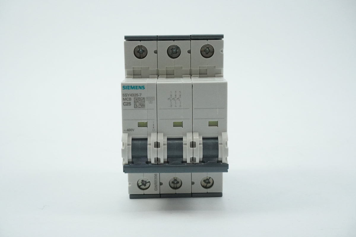 Siemens 5SY4325-7 5SY4325-7 MCB Miniature Circuit Breaker C25 3P