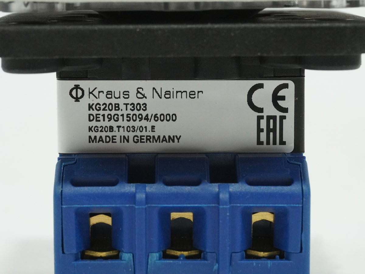 KRAUS & NAIMER KG20B T103/01.E Cam Switch - Blue Line