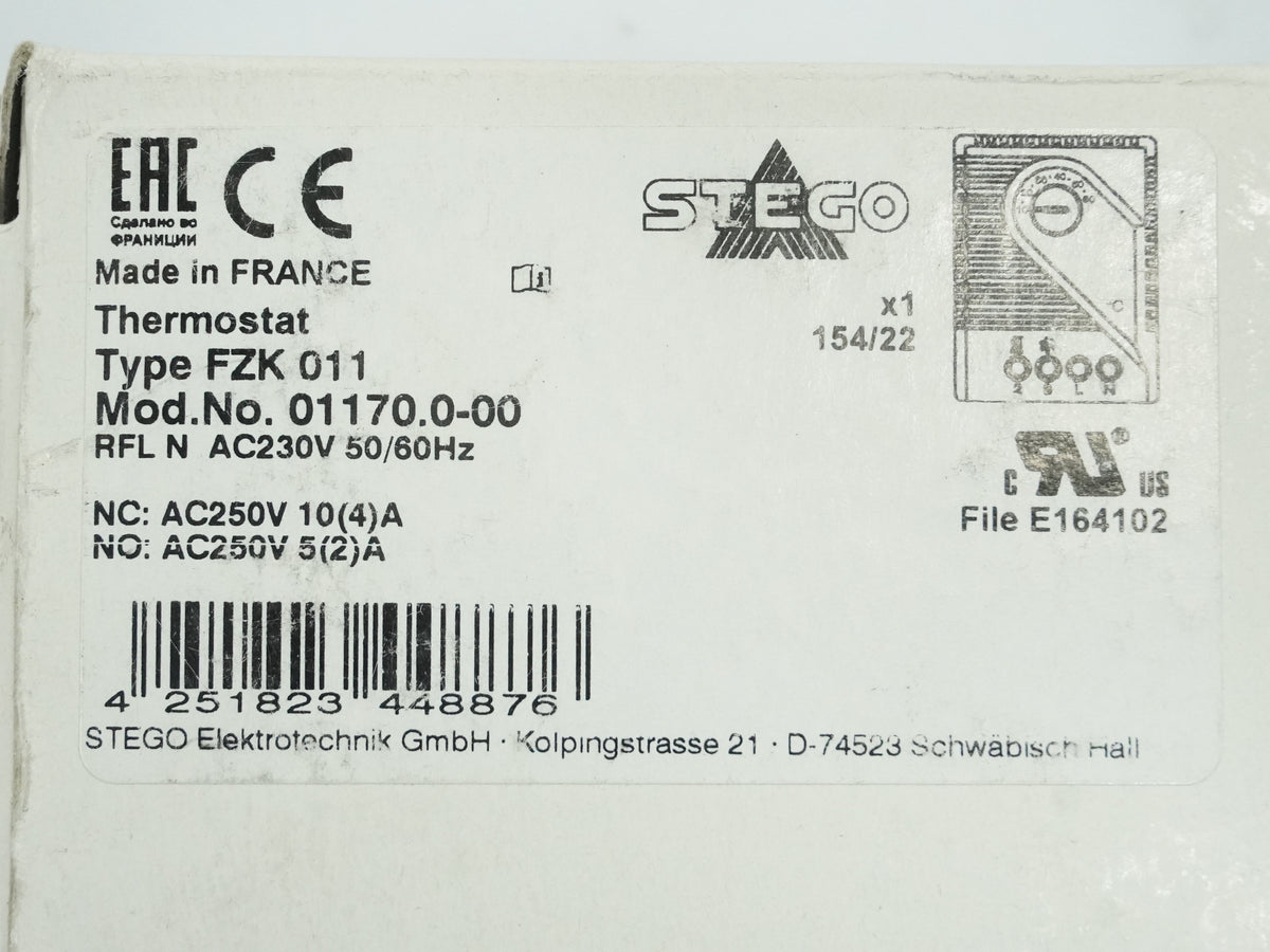 Stego 01170.0-00 Thermostat FZK 011