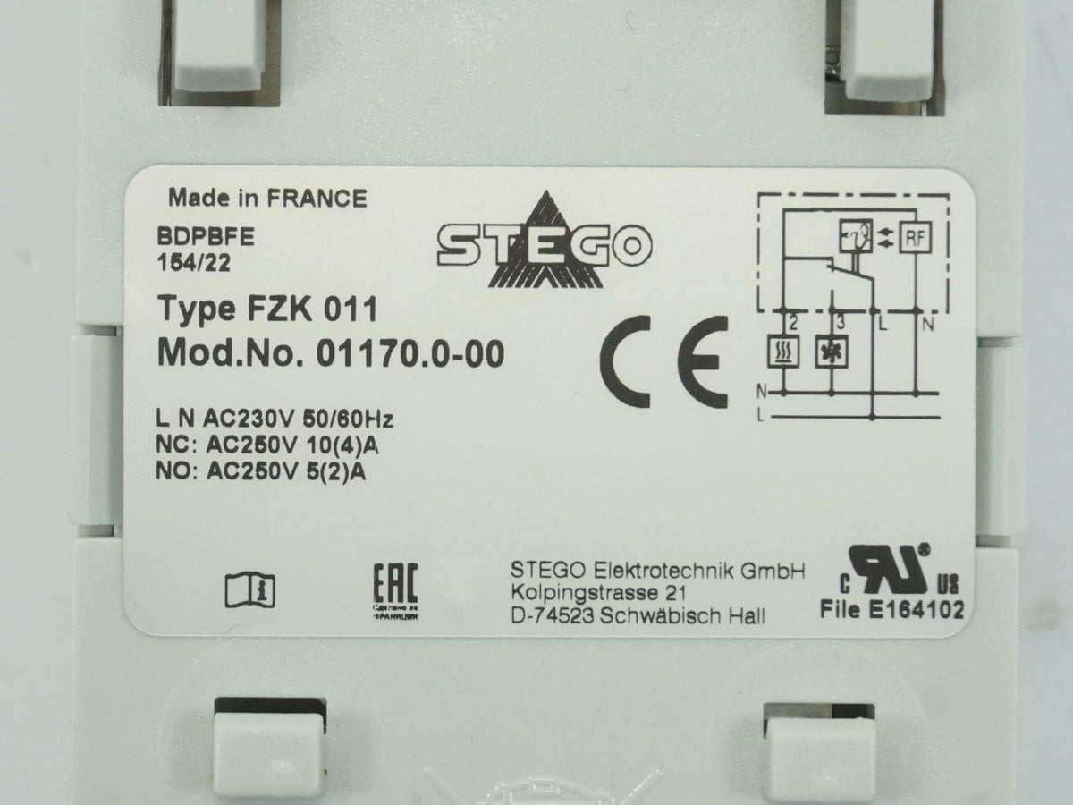 Stego 01170.0-00 Thermostat FZK 011