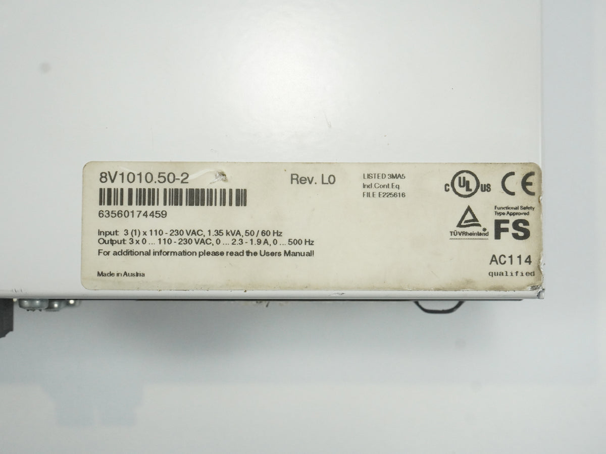 B&R 8V1010.50-2 Servo Drive / Inverter