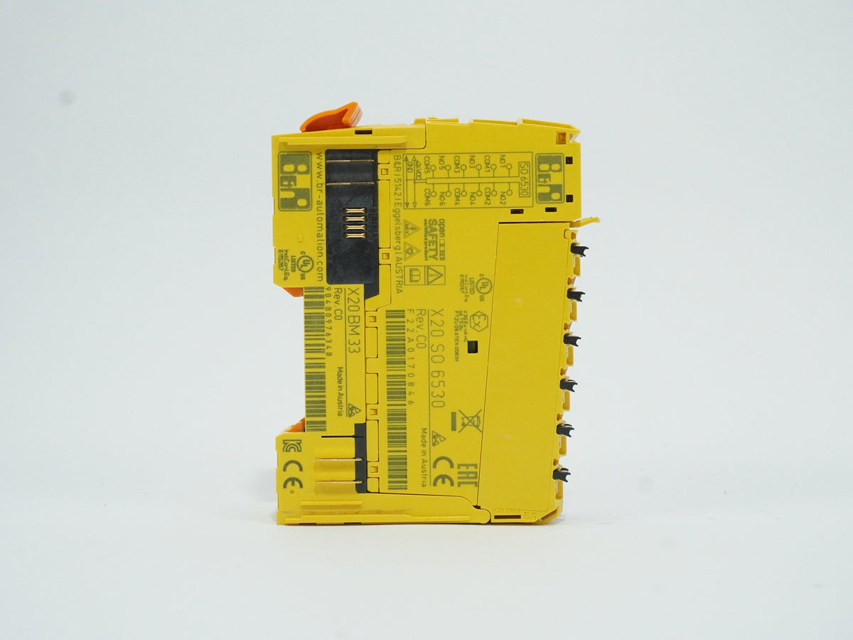 B&R X20SO6530 Has signs of use. Refer to the photos. Safety Output Module