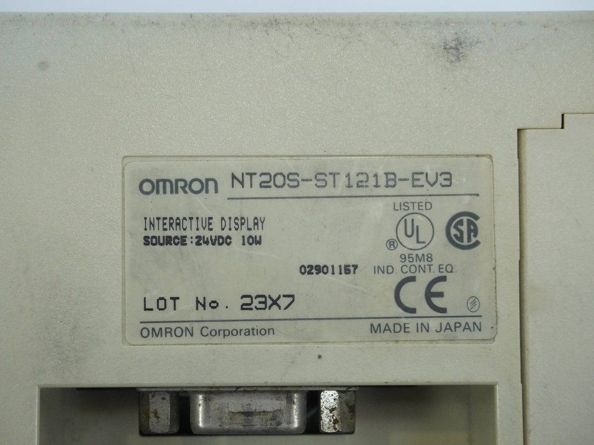Omron NT20S-ST121B-EV3 Interactive Display