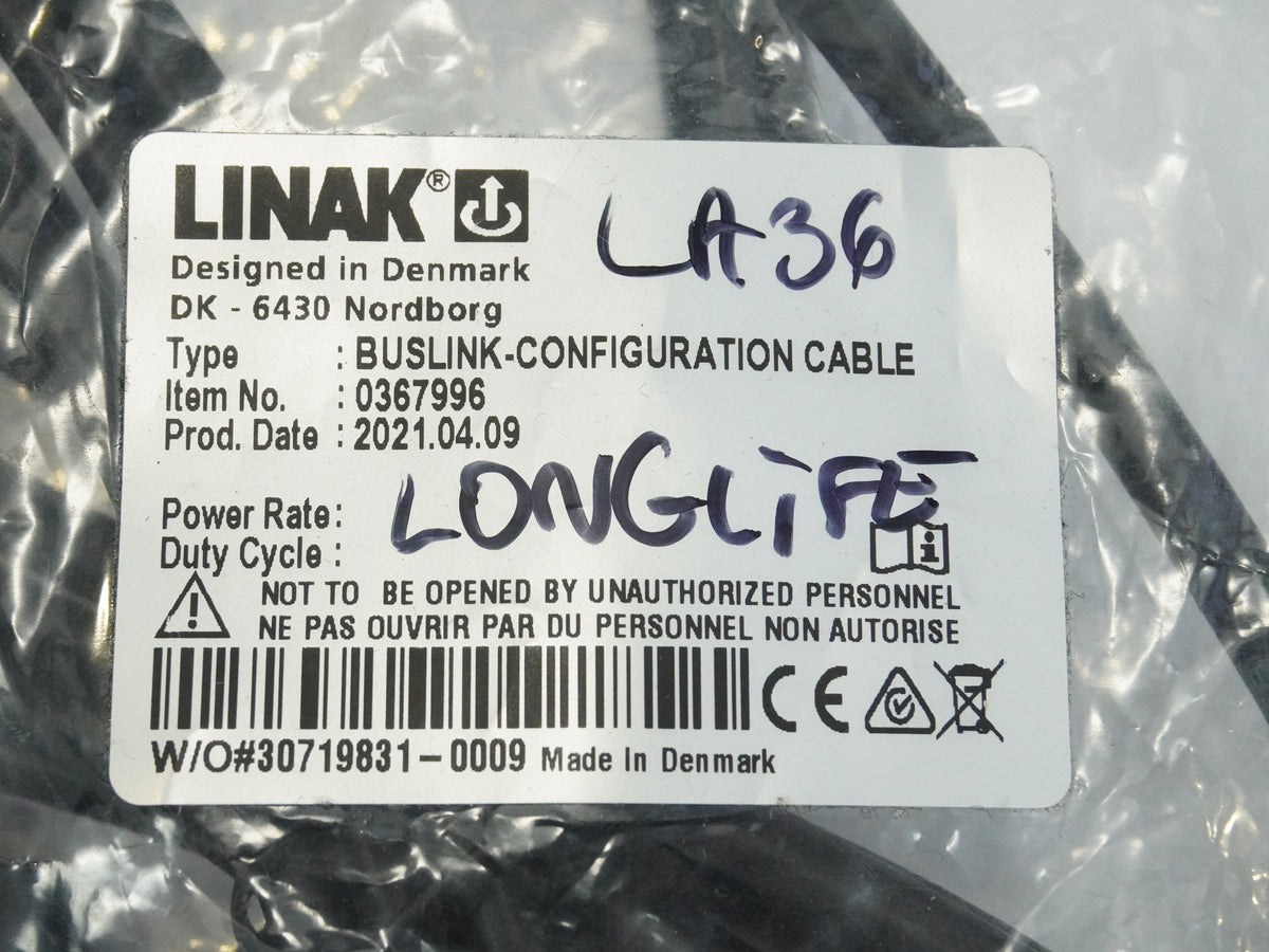 Linak 0367996 BusLink Configuration Cable USB2LIN06