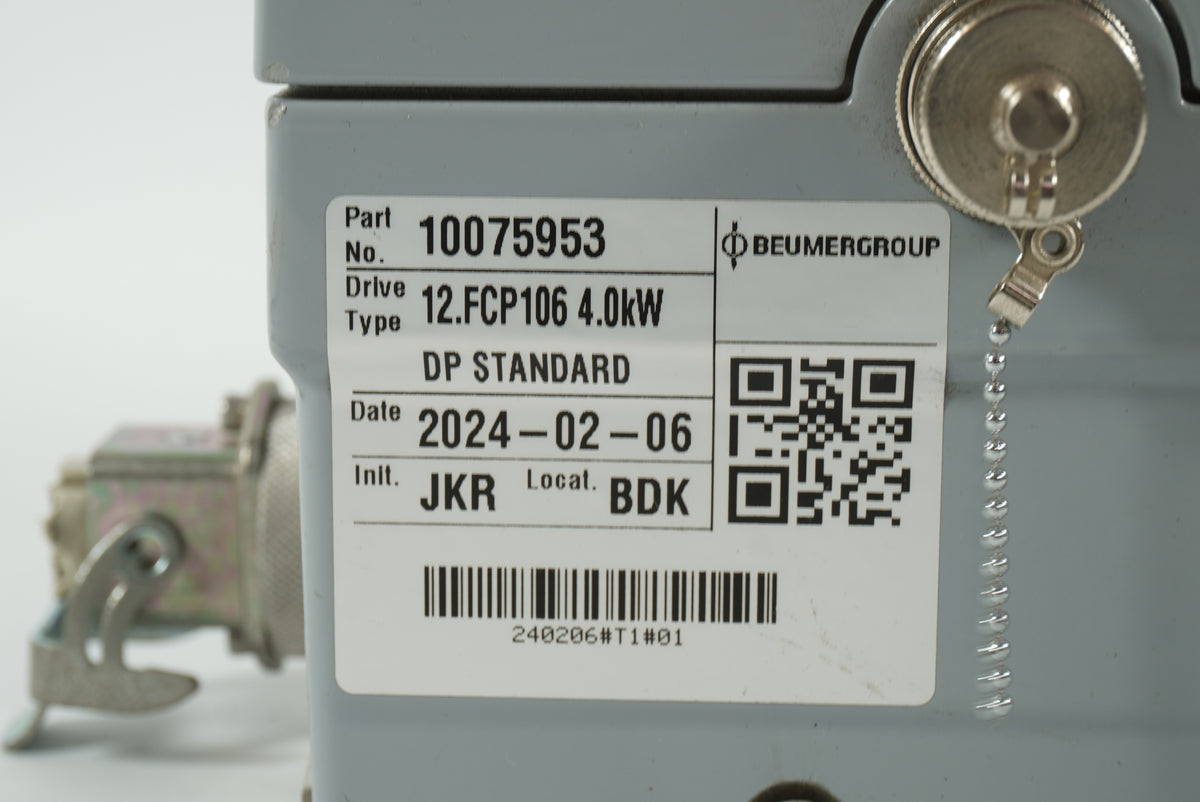 Danfoss 134X1920 VLT DriveMotor FCP106N4K0T4C66H1FSXXA00 W: 12.FCP106