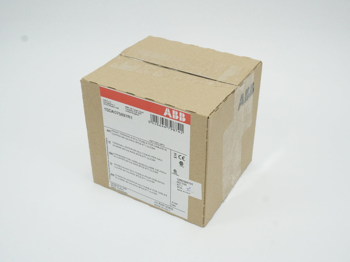 Abb 1SDA075897R1 KXT1MC-3PC Front Terminals Multicable