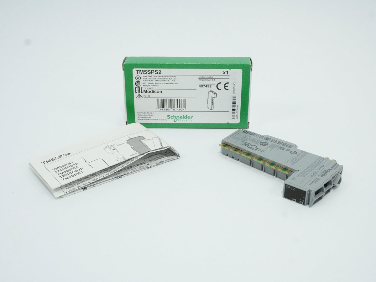 Schneider Electric TM5SPS2 Modicon Power Distribution Module 24Vdc Bus PS Grey
